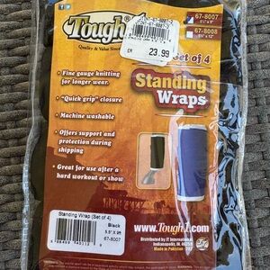 Tough 1 Black Standing Wraps Set of 4